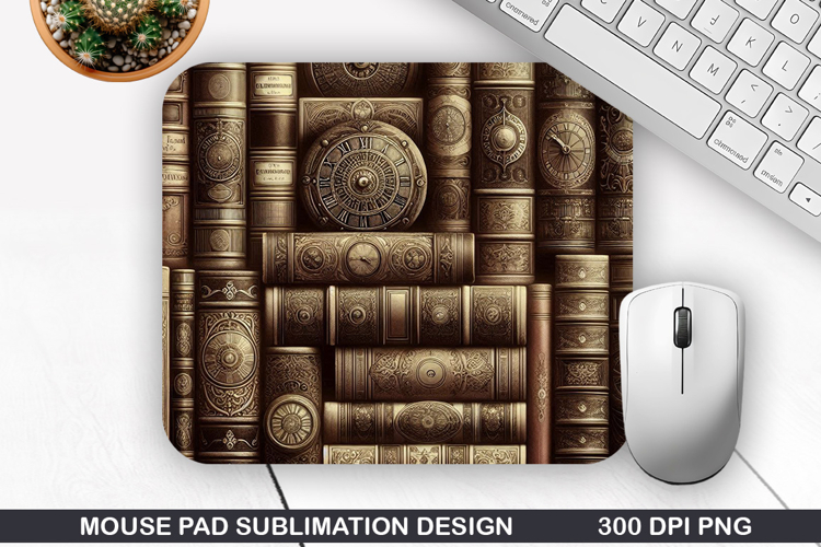 Vintage Mouse Pad Sublimation PNG Design - Mouse Pad PNG