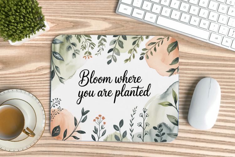 Inspirational Quotes Mouse Pad, Motivational PNG Sublimation