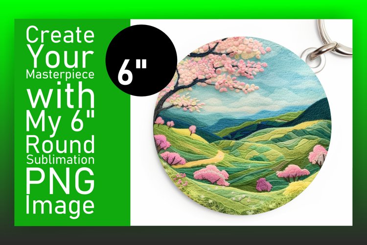 Bright 3D Round Design for Summer example image 1