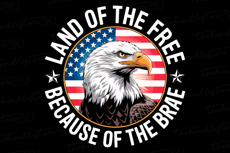 Land of the Free Svg | 4th of July Svg | Svg Cut File