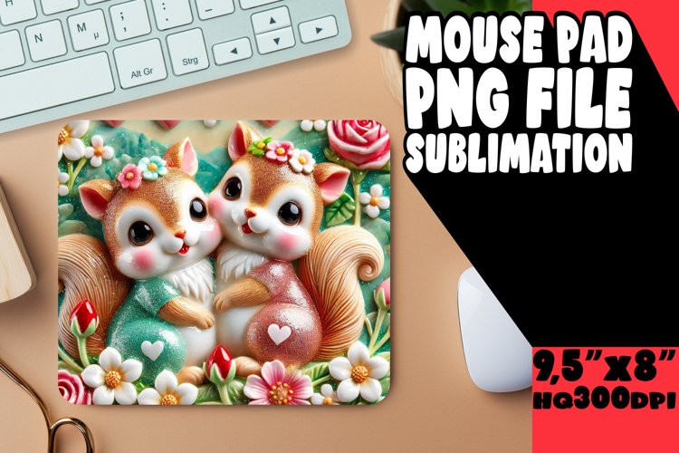 Radiant Mouse Mat PNG Style, Cupid