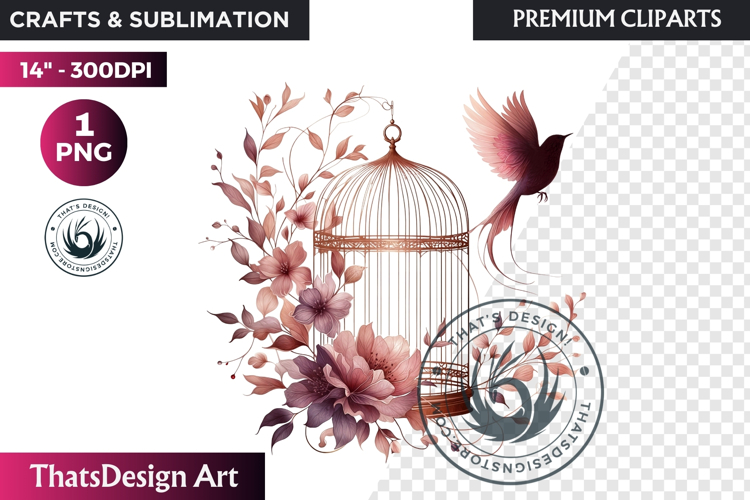 Romantic Flower clipart Rose gold Valentine floral PNG