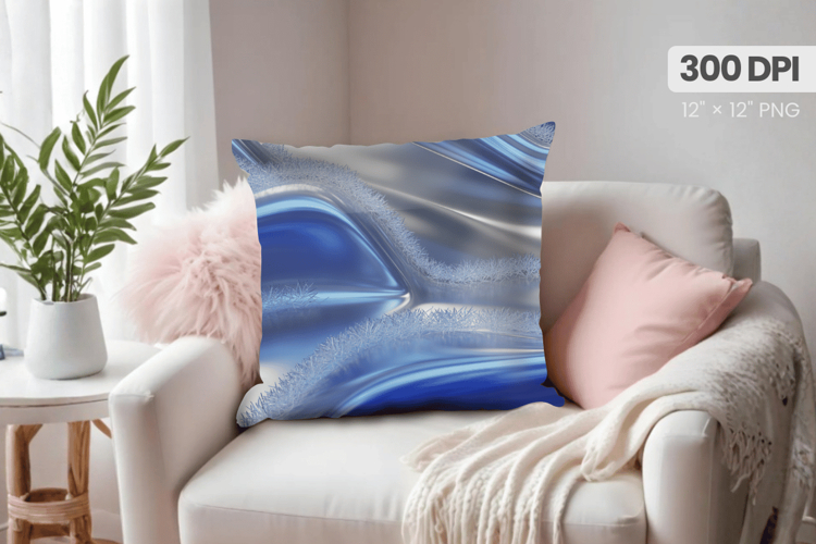 Winter Christmas Wonderland PNG Pillow, Winter Pillow Design