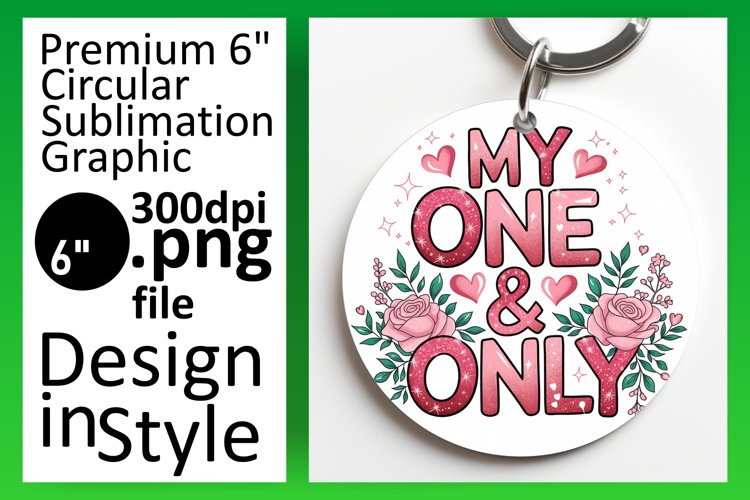 Sophisticated Circle Design for Sublimation , Valentines
