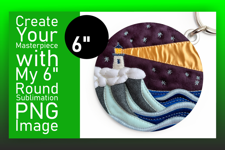 Dynamic Round Design for Keychains , Holiday