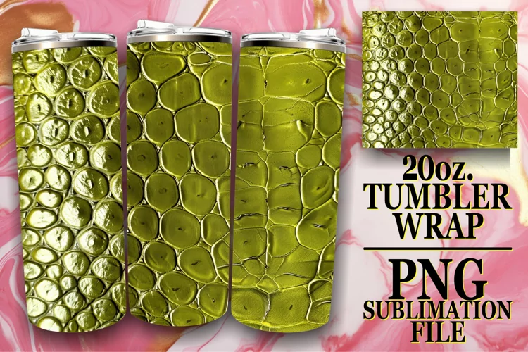 Quilted Texture Pattern Tumbler Design