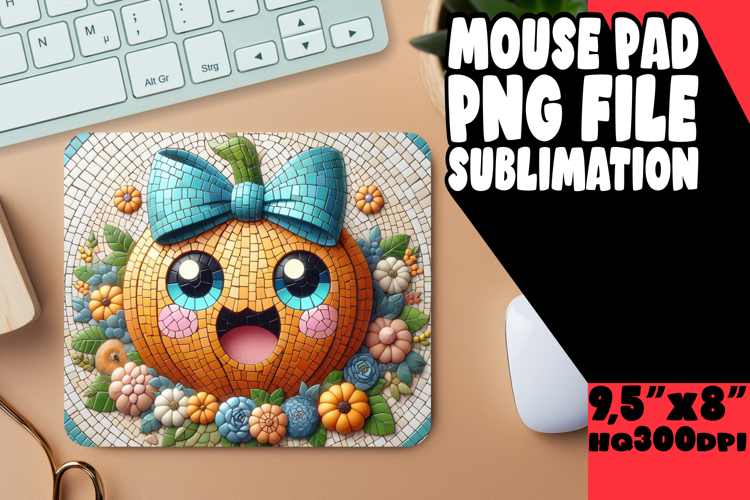 LUMINOUS MOUSE MAT FUN IDEAS, Cute Pumpkin