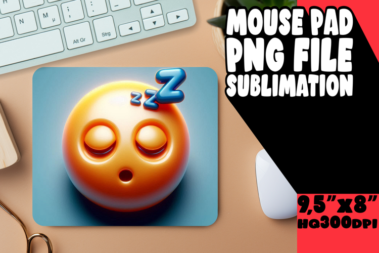 SWEET MOUSE PAD MAGICAL DESIGN, 3D Emoji