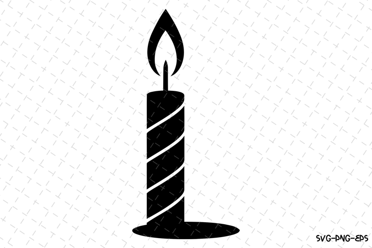 Christmas Candle Svg | Christmas Svg | Svg Cut Files