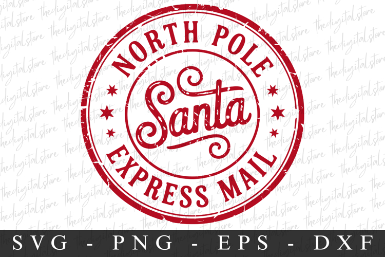 North Pole Christmas Santa Svg | Christmas svg
