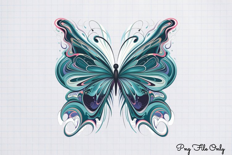 Smoke Butterflies Clipart PNG