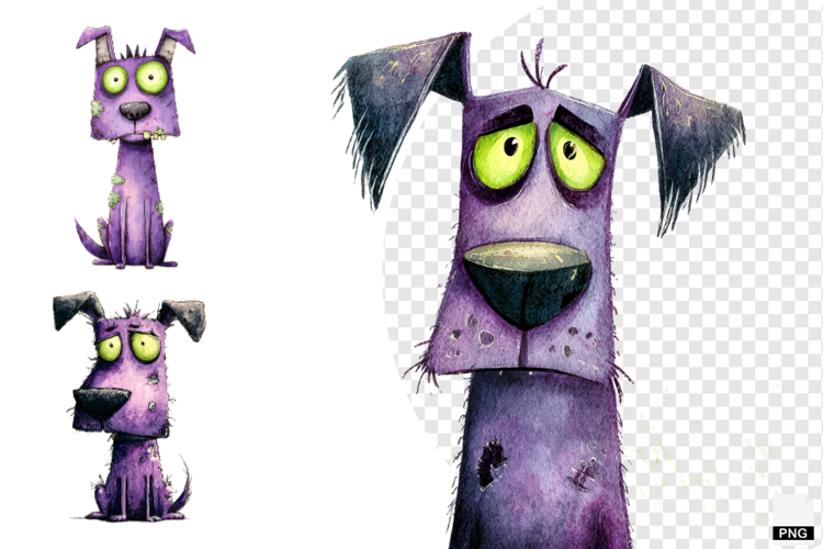 Zombie Dog Clipart