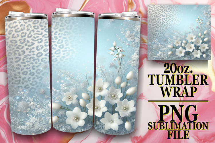 ENCHANTING HORIZONS 20oz TUMBLER WRAP, Leopard Prints