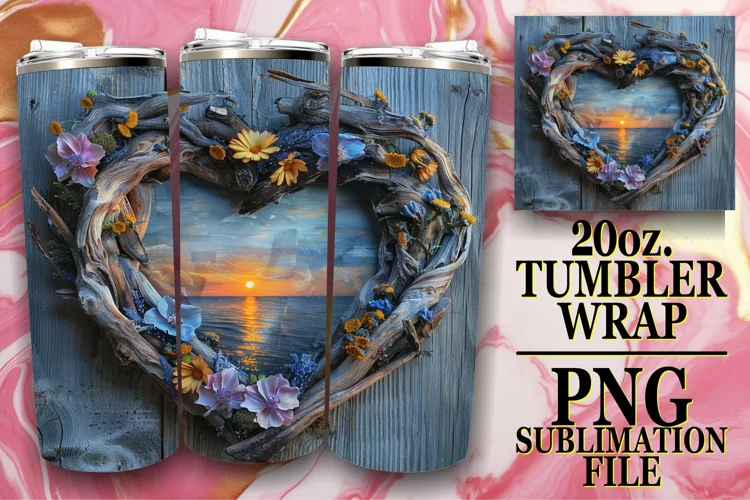 Timber Trails: Landscape Tumbler Design
