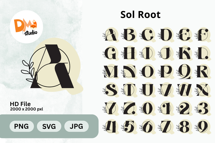 Sol Root Monogram