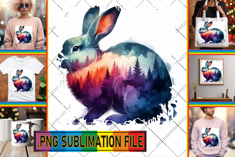 Vibrant TOTE BAG Gift PNG, Animals Art