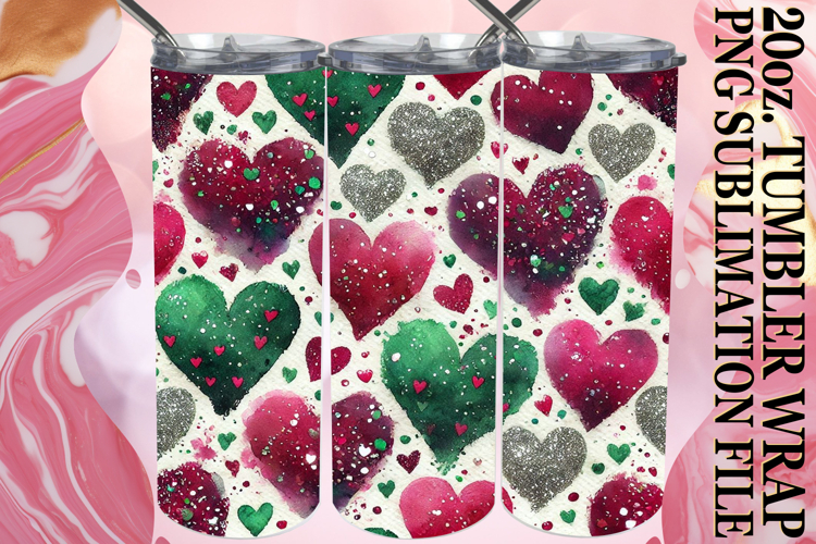 Sweet Memories 20oz tumbler wrap, Heart