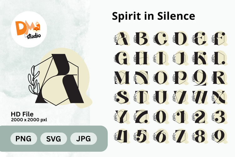 Spirit in Silence Monogram