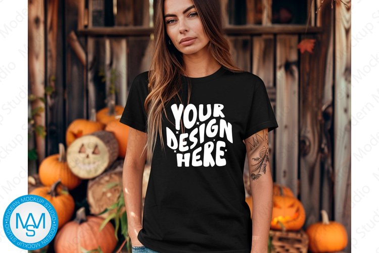 White Tshirt Mockup Image 20