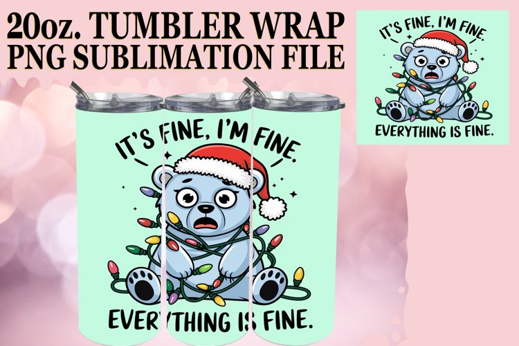 Christmas Tumbler Wrap Image 19