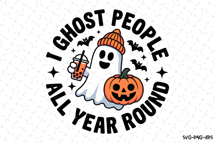 Cute Ghost Silhouette Image 9