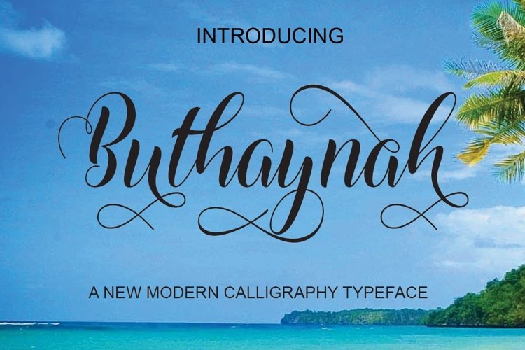 Web Font Buthaynah