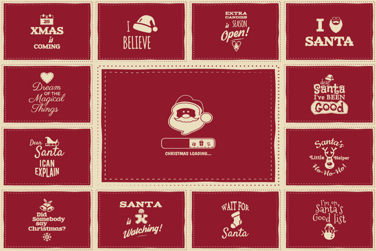 Christmas Background Cards & Posters
