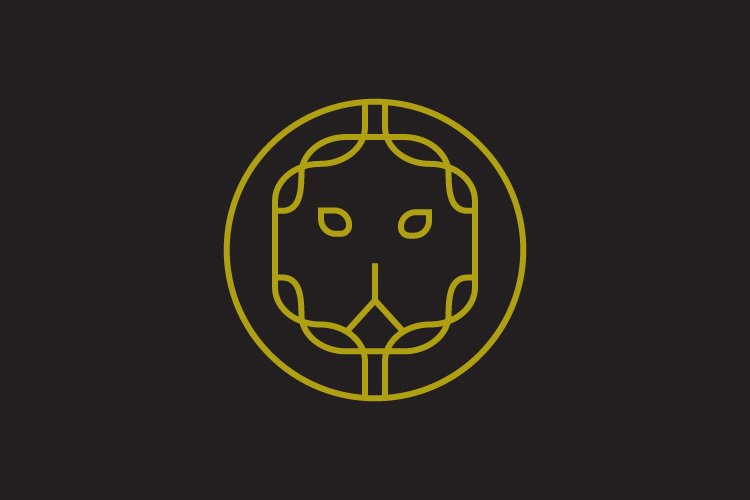 Luxury lion symbol logo example image 1
