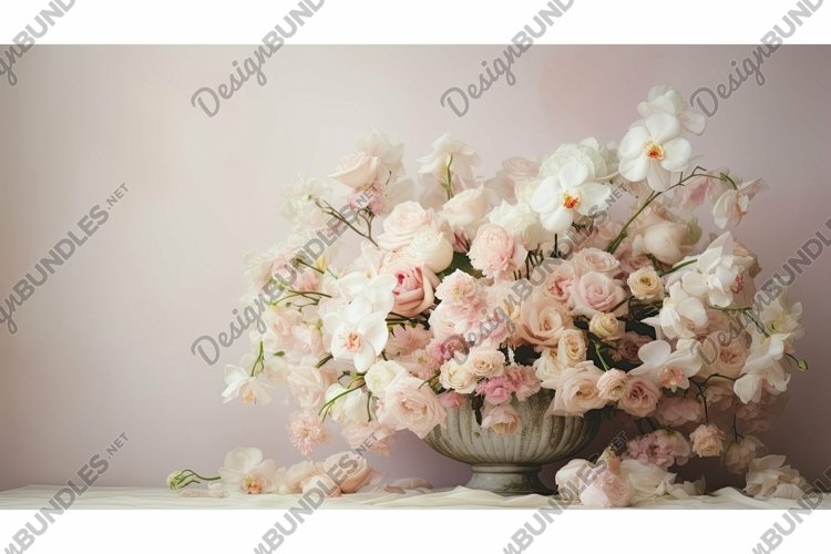 delicate blush pink floral example image 1