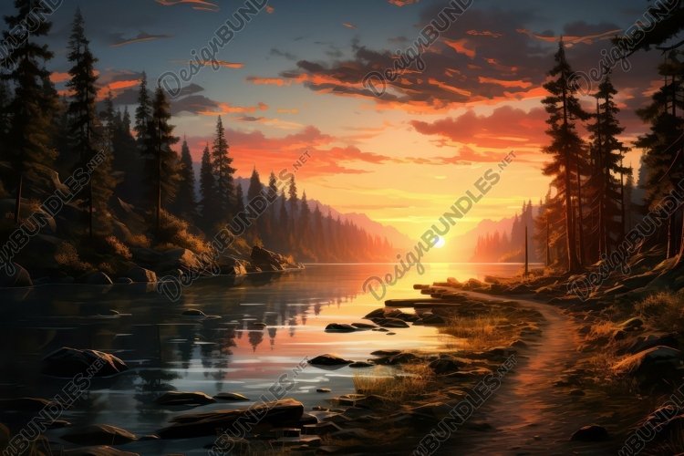 Natural Scenery Background Wallpaper