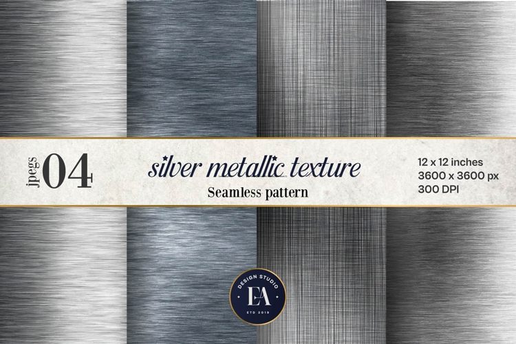 Shiny Silver Texture Image 18