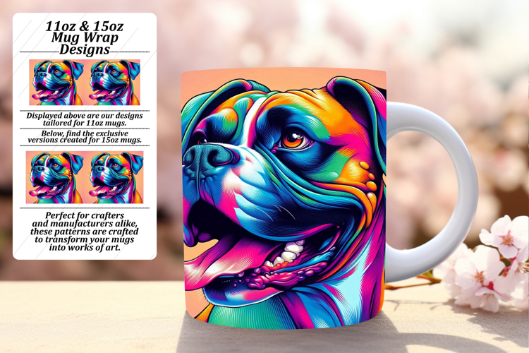 Flawless 11oz Mug Wrap Png Artwork , Dog