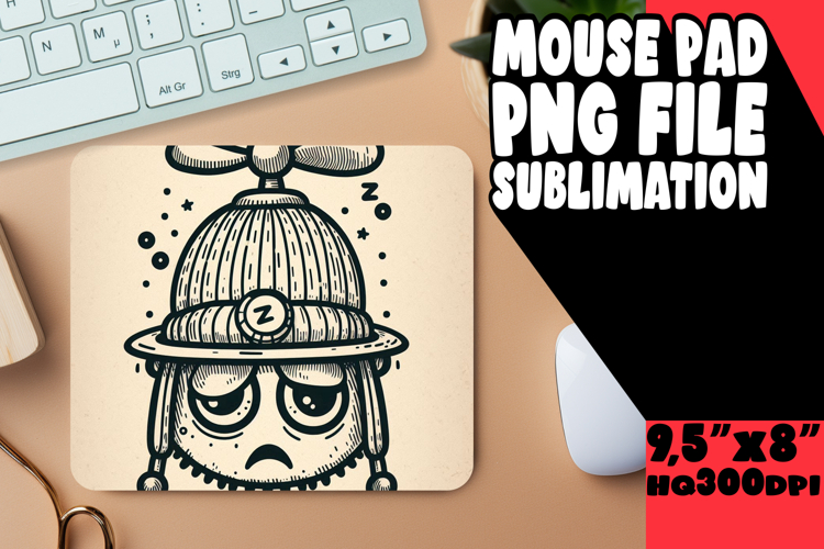 Timeless Desk Pad Sublimation, Monster
