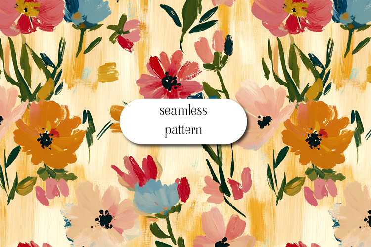 Floral Seamless Pattern Image 22