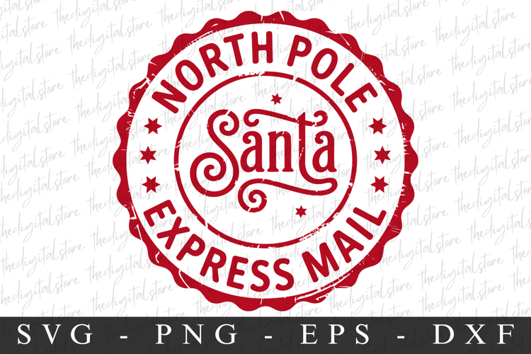 North Pole Santa Svg | Christmas svg