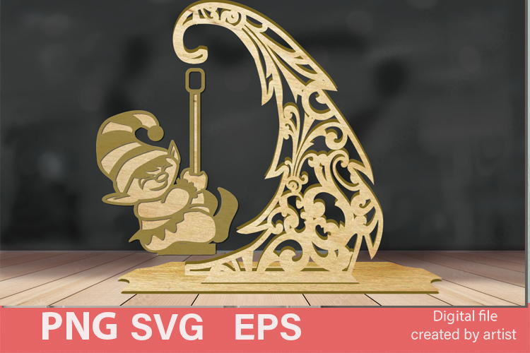 Christmas decor, SVG Christmas trees, multi-layer cutting,