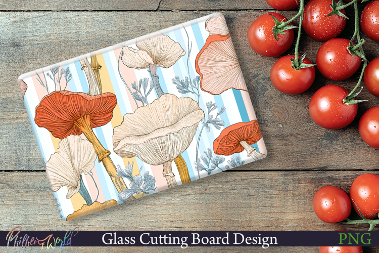 Cutting Board Design | Stripes | chanterelles