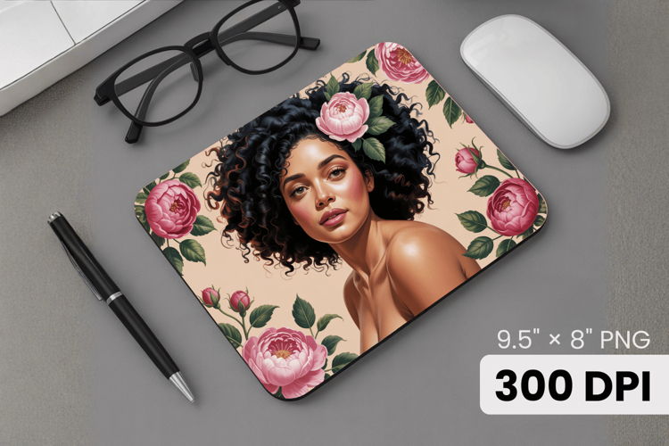 Black Girl Afro Png Image 9