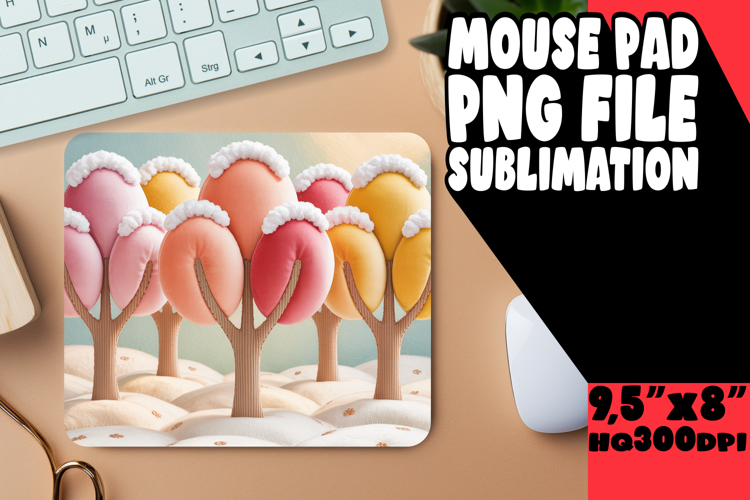 Joyful Mouse Pad Sublimation Magic, Holiday
