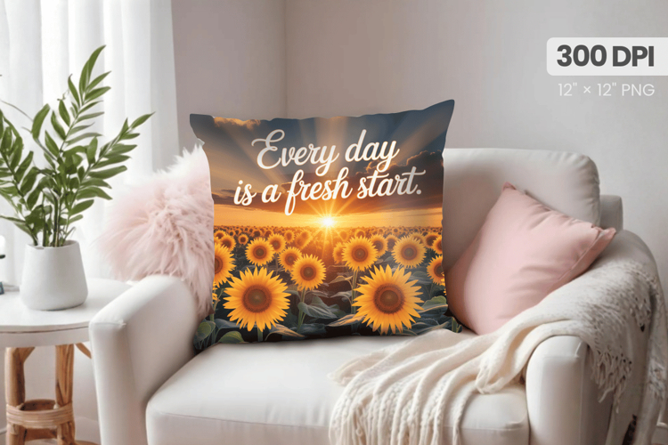 Inspirational Quotes Pillow PNG Motivational PNG Sublimation