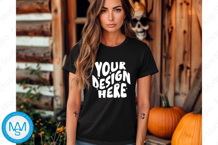 White Tshirt Mockup Image 19