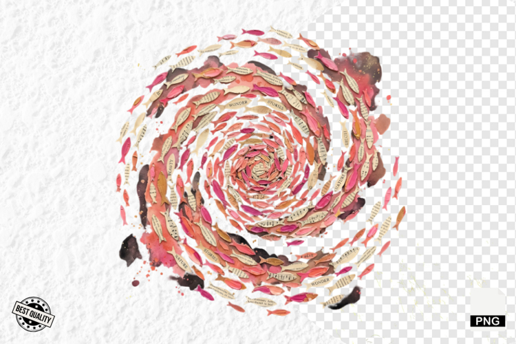 Books Pages Coastal Life Clipart