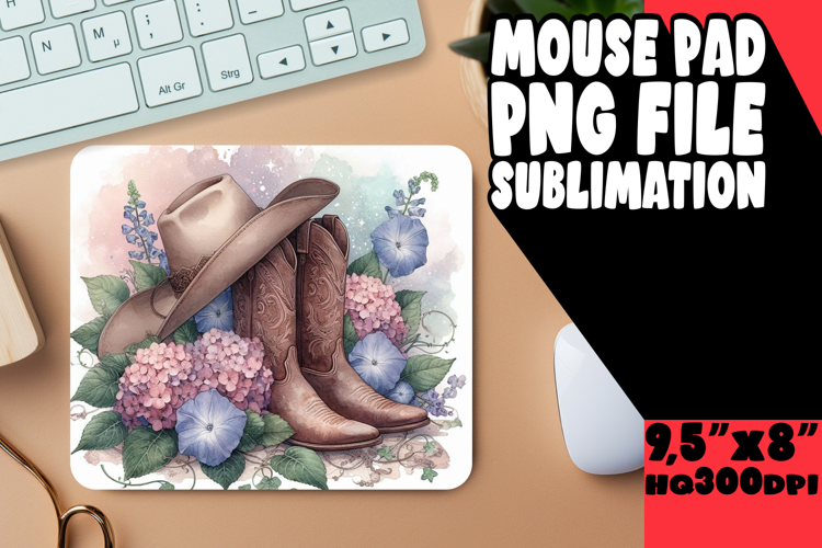 TIMELESS MOUSE MAT ARTISTIC DESIGN, Western