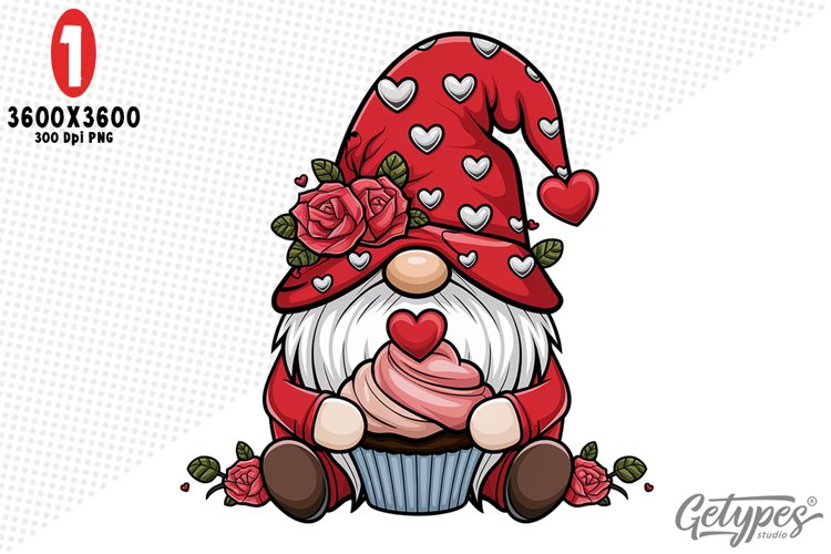 Valentine Gnome Clipart Image 11