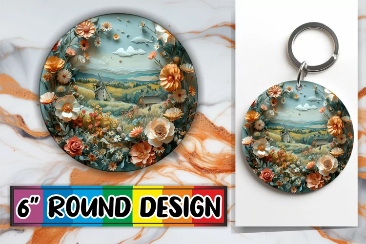 Scenic Round Ornament Assortment