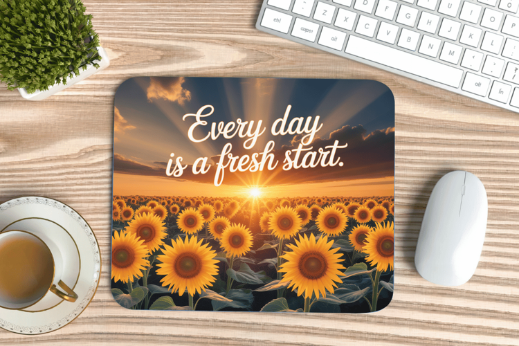 Inspirational Quotes Mouse Pad, Motivational PNG Sublimation