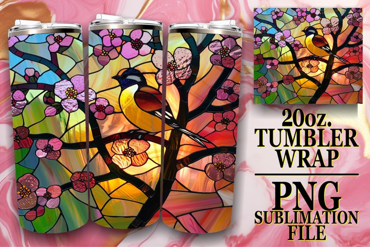 Harmonious Stained Glass Tumbler Wraps