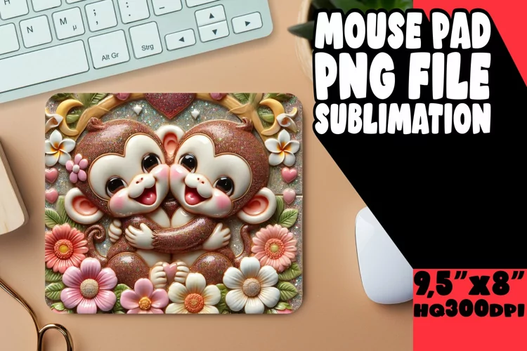 Radiant Mouse Mat Design Ideas, Sweet Animals