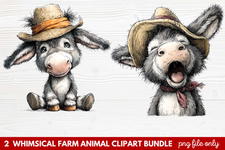 Farmhouse Animals Clipart Image 21