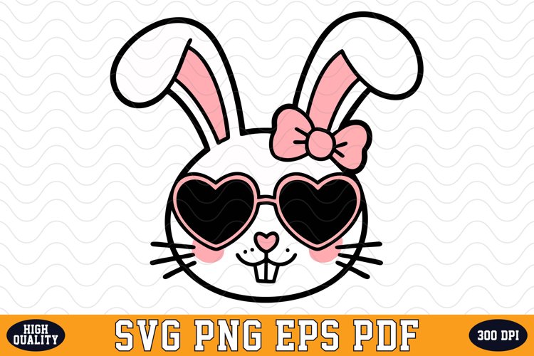 Cute Bunny SVG Sublimation Design | Sublimation
